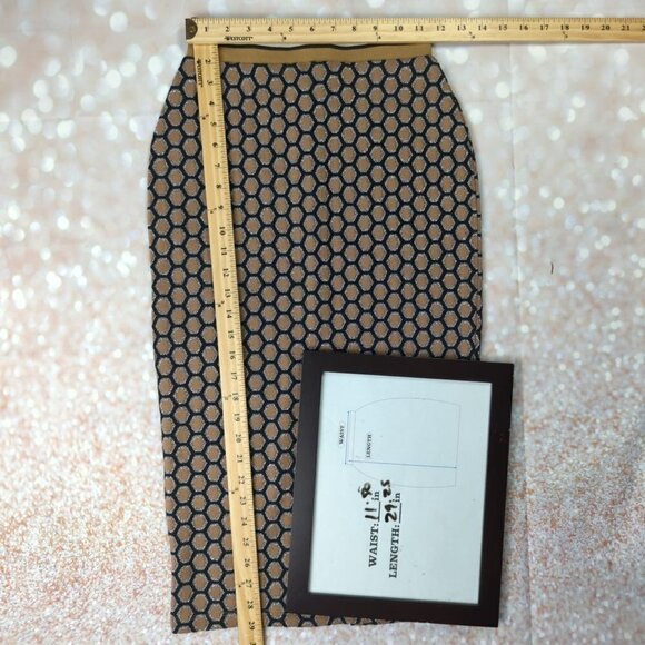 Metallic Pencil Skirt GP&J Baker x H&M, Women's XS - Picture 5 of 9